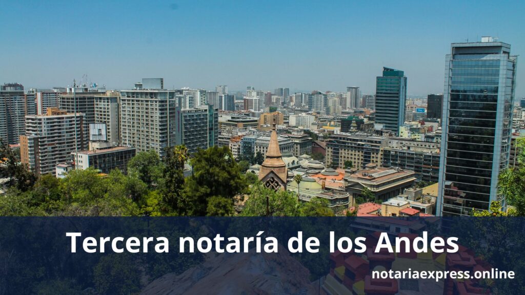 Tercera notaría de los Andes