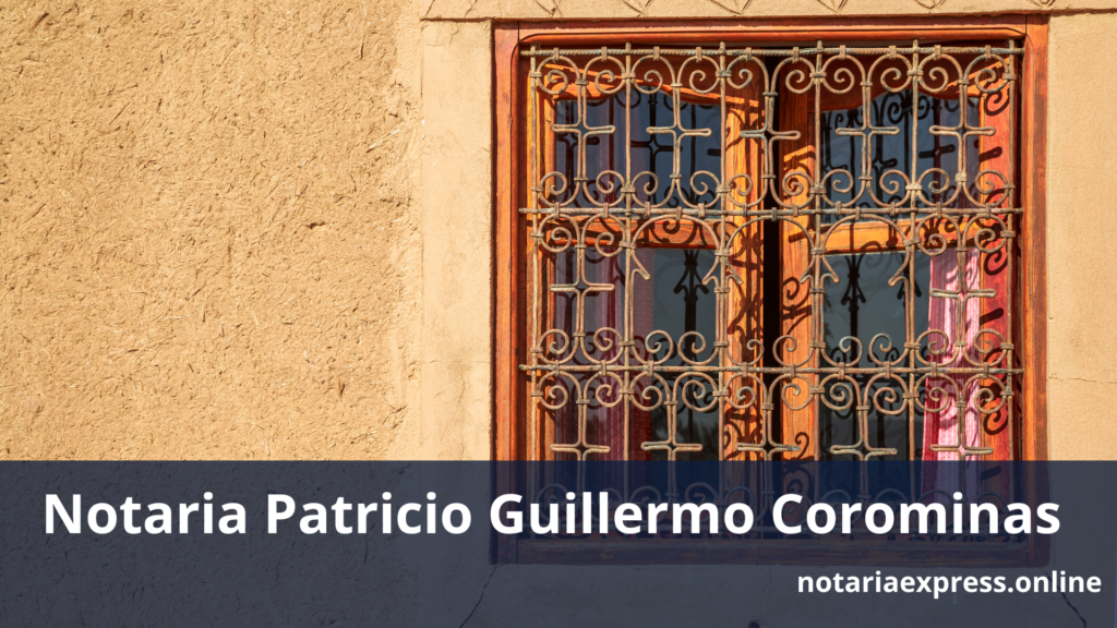 5ª Notaría Copiapó Asiento Tierra Amarilla - Patricio Guillermo Corominas Mellado